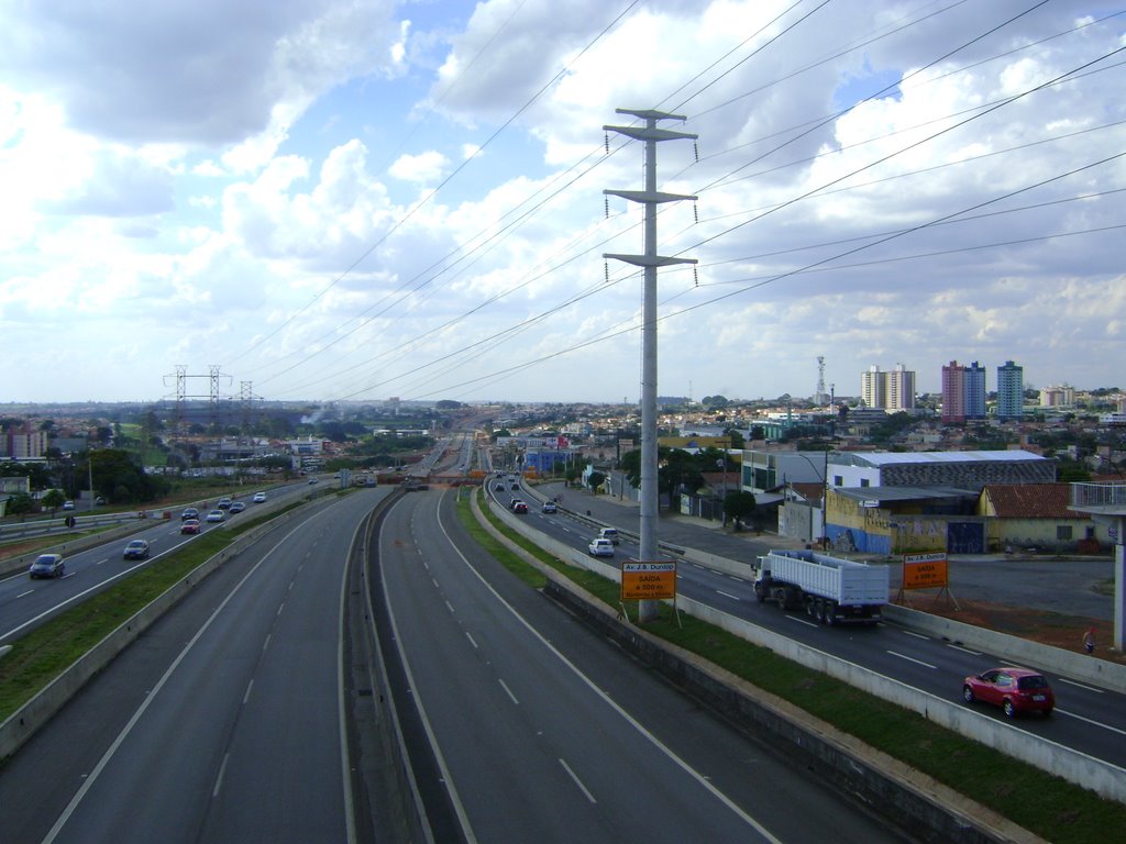 Parque Industrial - Passarela Anhanguera - Rodovia Anhanguera sentido interior by Alexander Denarelli