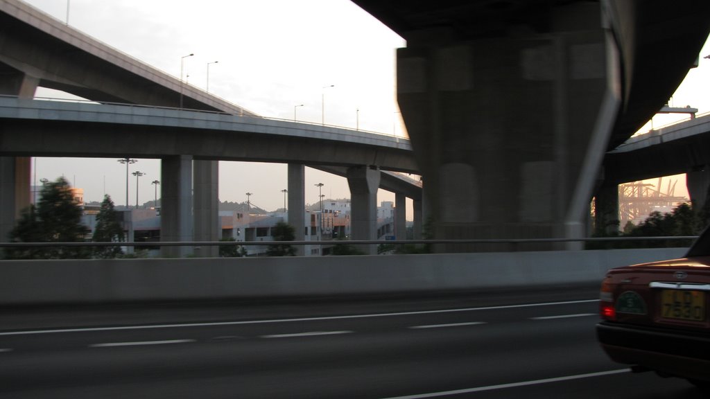 Multi-tier Flyways, Hong Kong by Anil Kaushik