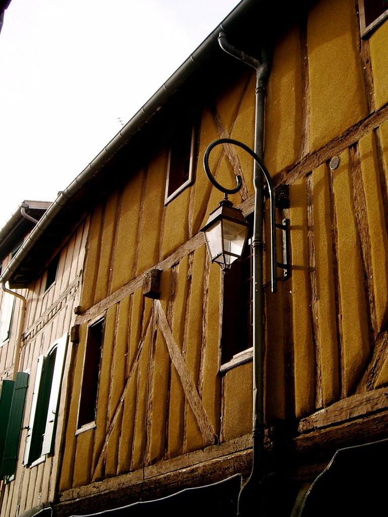 Medieval building in Mirepoix by Katerina Kaili-Dale