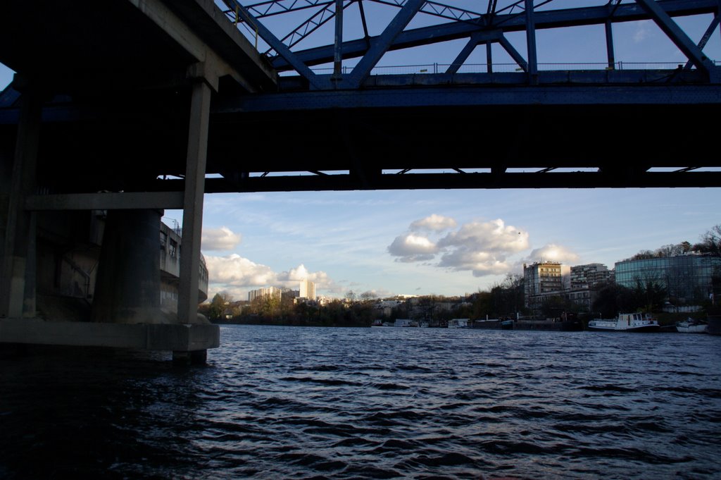 Pont métallique Ile Seguin by papyrus