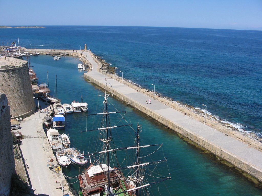 View of the Fortress in Girne by ft-foto