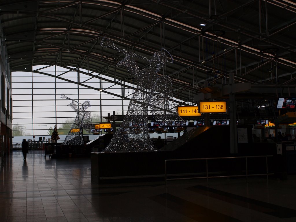 Christmas at Ruzyne Airport 2008 by Petr Morawetz