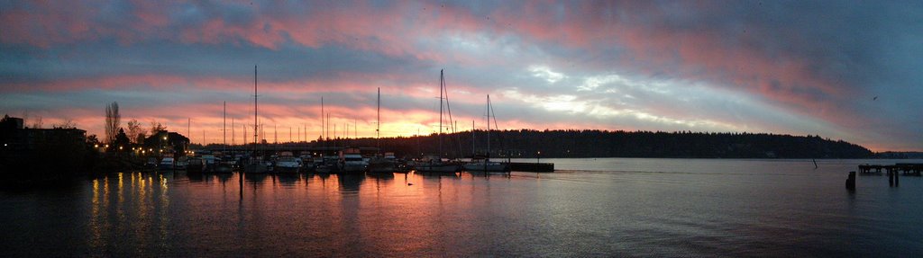 Lake Washington Sunrise by C. Harmon