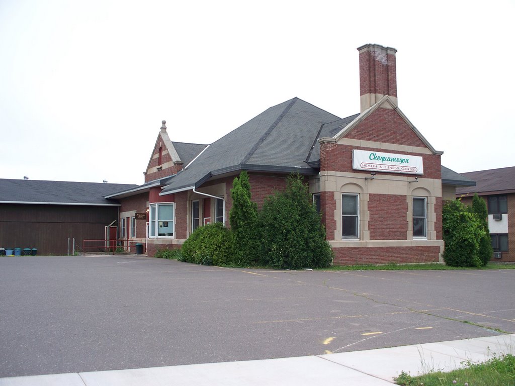 The old CHicago & Northwestern Depot in Ashland, Wisconsin by MeHenry