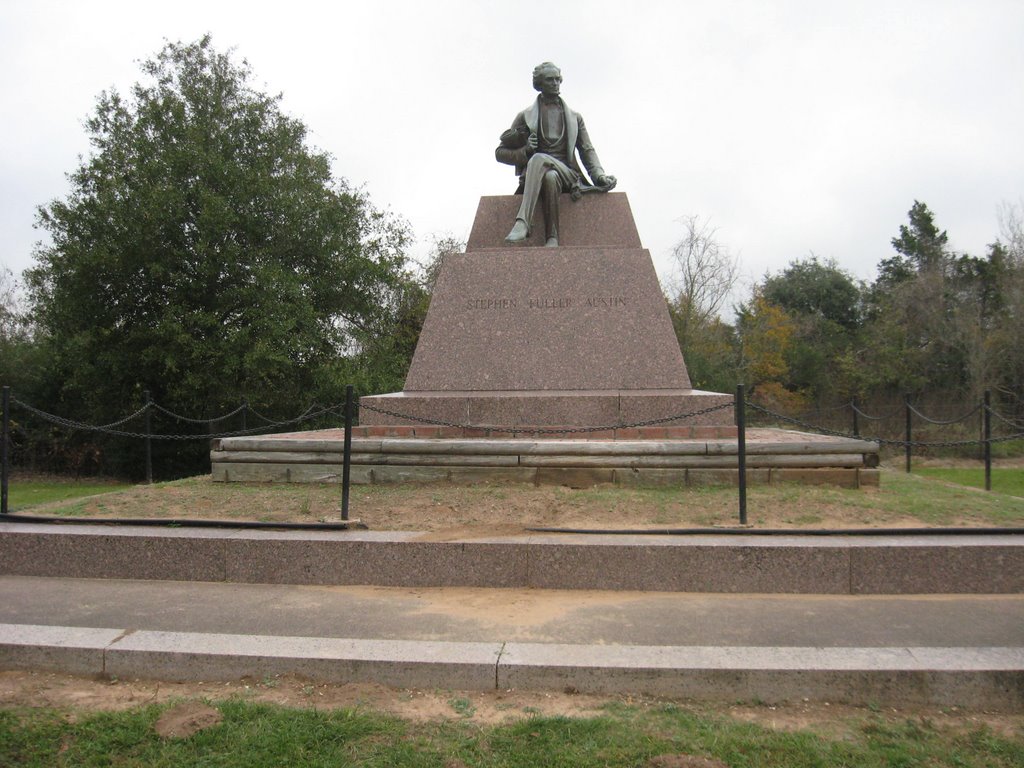 Stephen Fuller Austin Statue by mdcorley