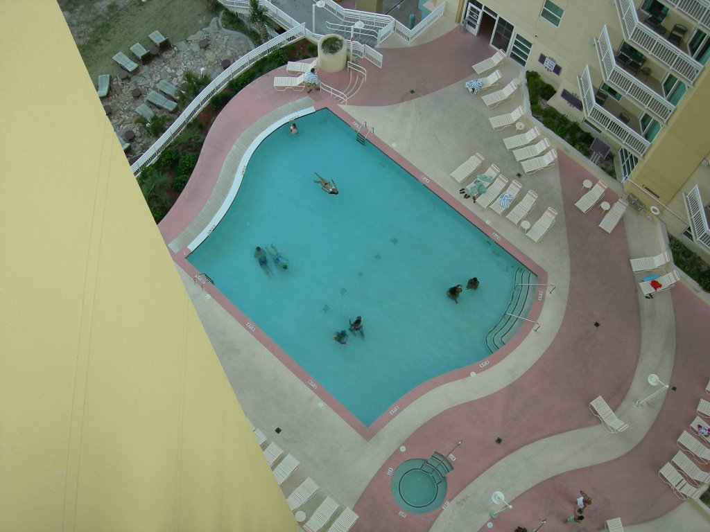 Pool from Balcony on 12th floor by zonaluver