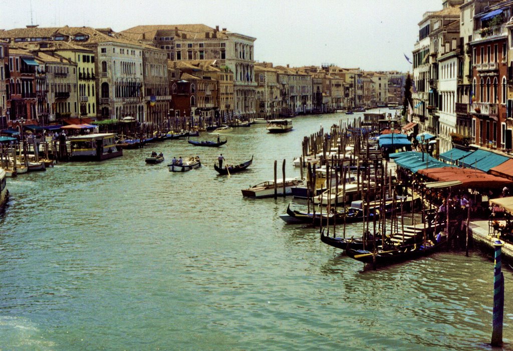 Canale Grande from Rialto bridge by Pál Bús