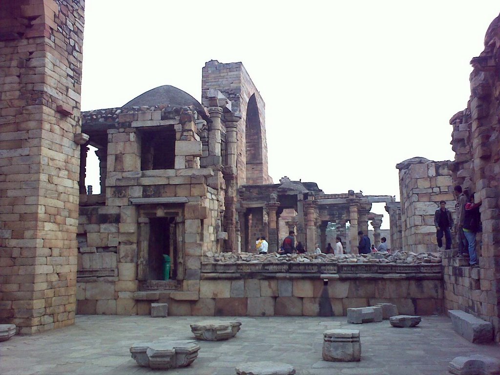 Qutb Minar surroundings 3 - Nikhil by Nikhil Newalkar