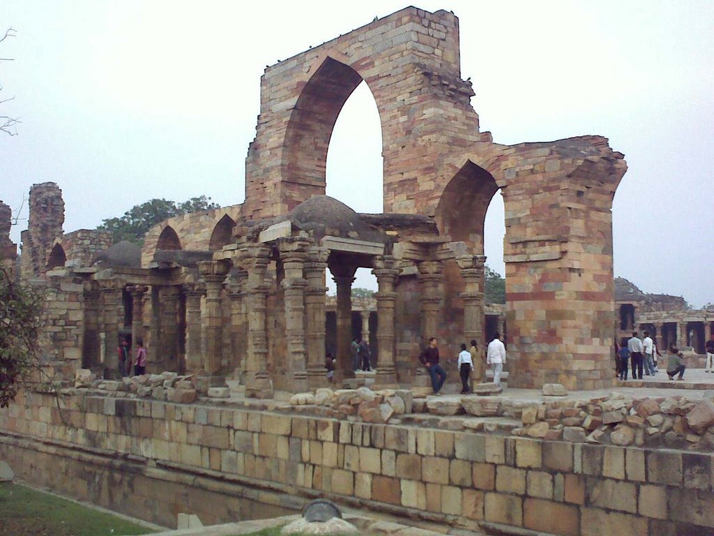 Qutb Minar surroundings 6 - Nikhil by Nikhil Newalkar