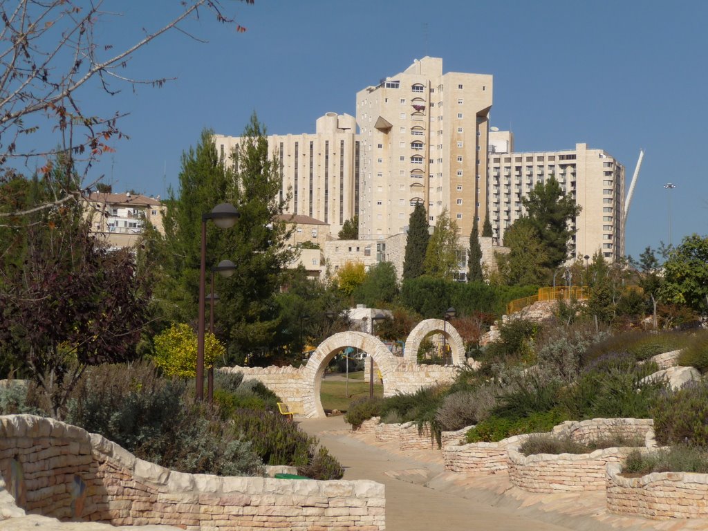 Jerusalem.Park in Beyt-Ha-Kerem at Autumn. by lubaphoto