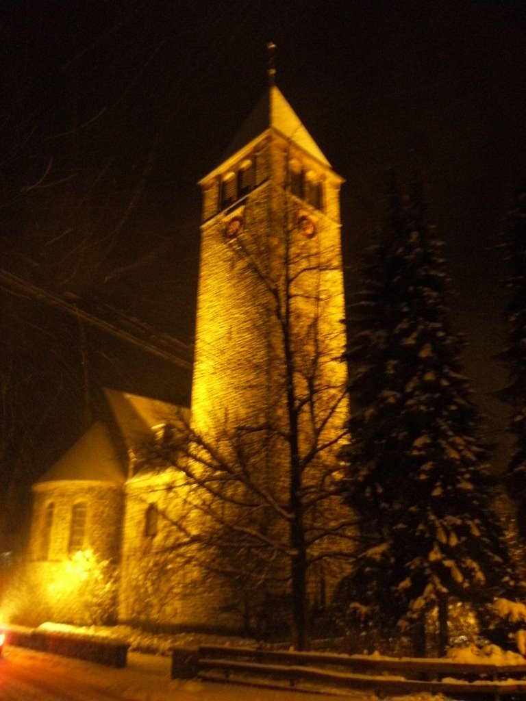 Saalhausen St.Jodokus im Winter by ekspert