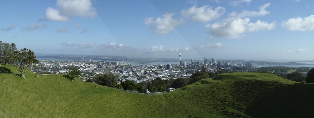 Auckland panorama from Mount Eden by James Nicol