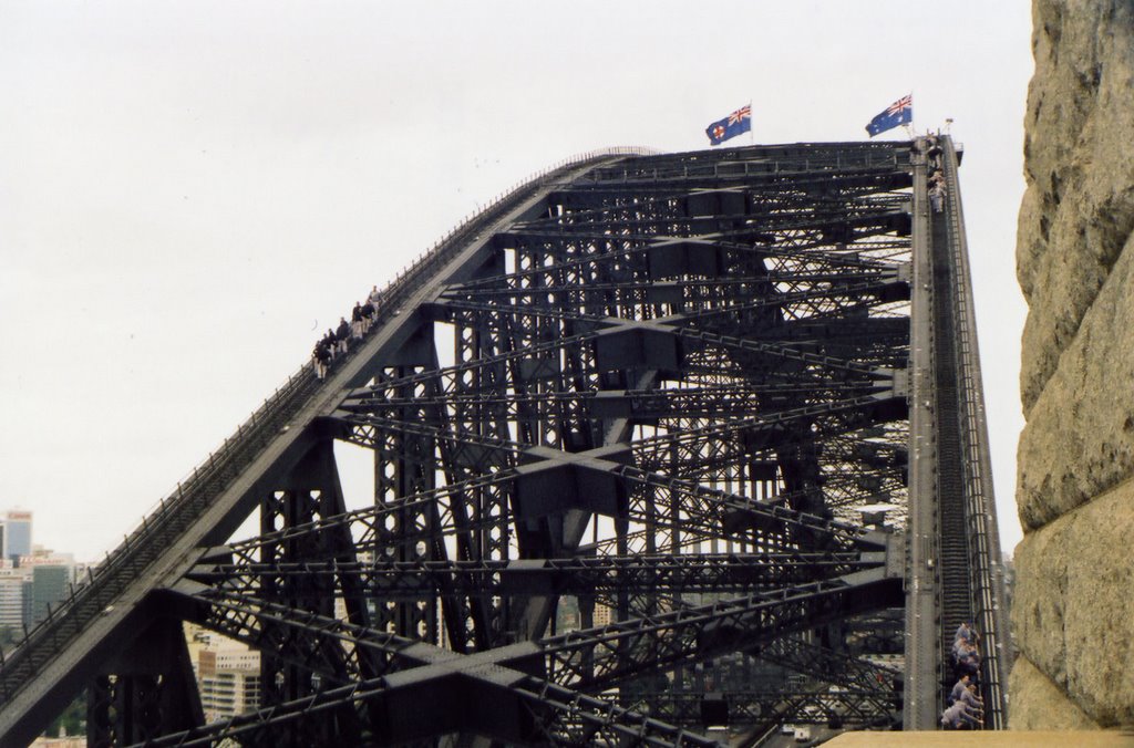 Climbers on Sydney Harbour Bridge by James Nicol