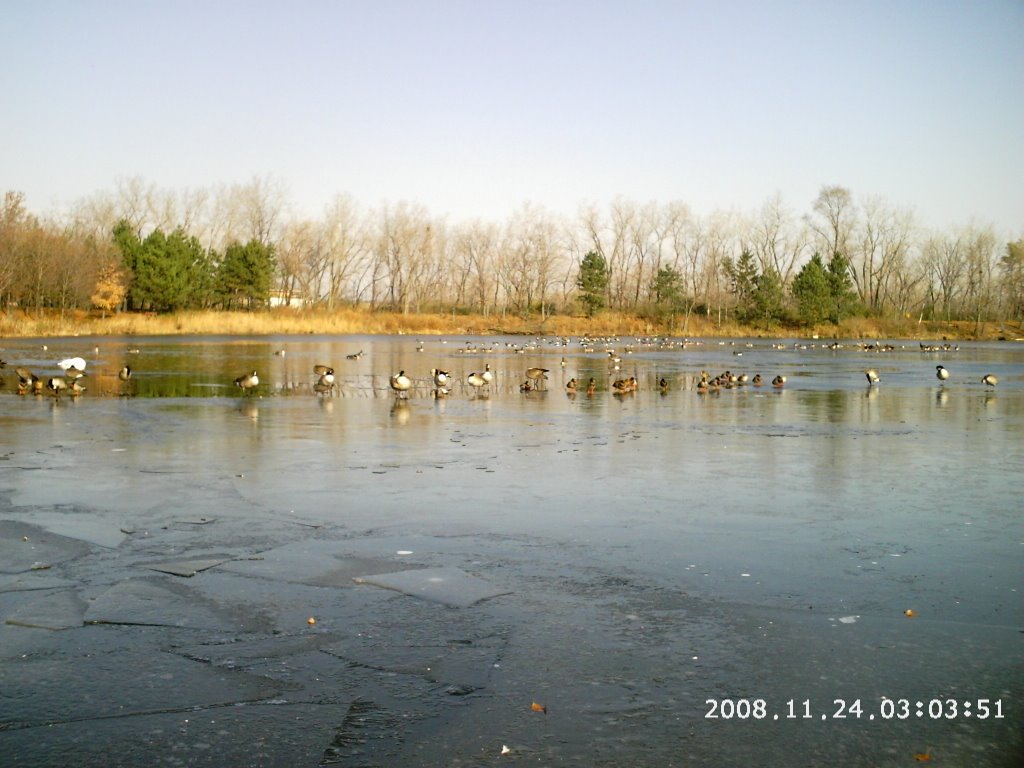 Lake Katherine late fall by Fred Lark Brown