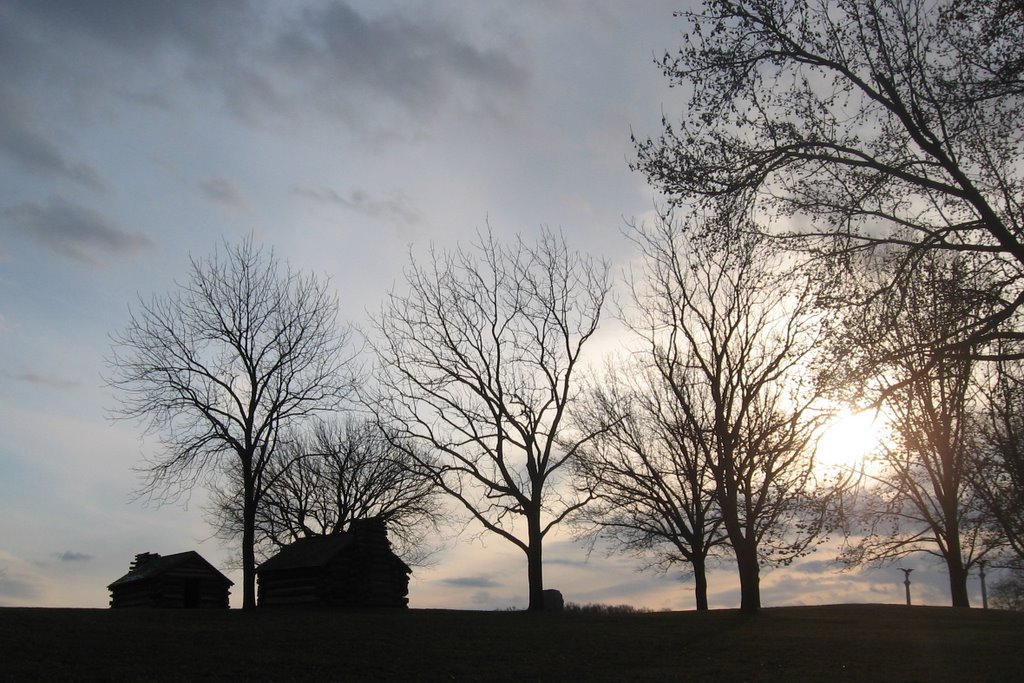 Valley Forge huts by blibby