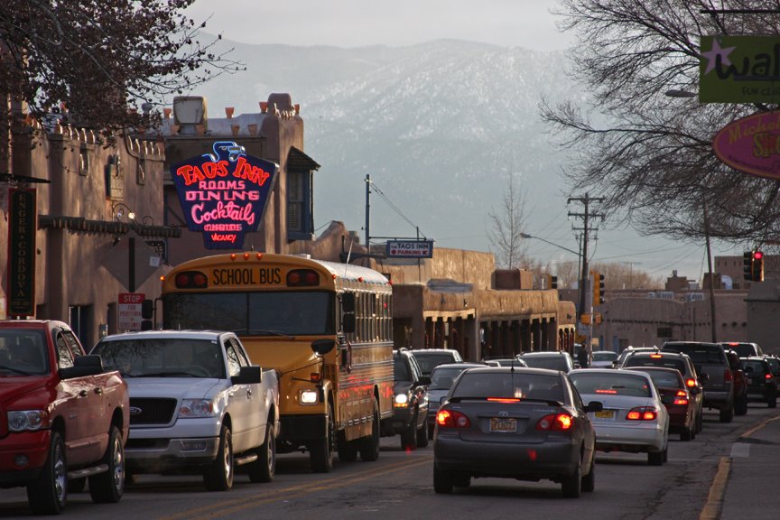 The Taos Inn, Taos, New Mexico by Mike Rosso