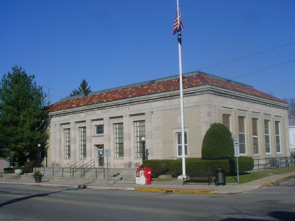 U.S. Post Office, Hagerstown IN by ©Paul Folmsbee