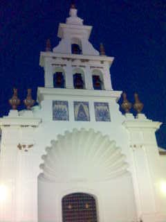 Ermita del Rocio de noche by Patri Ruiz de Ojeda