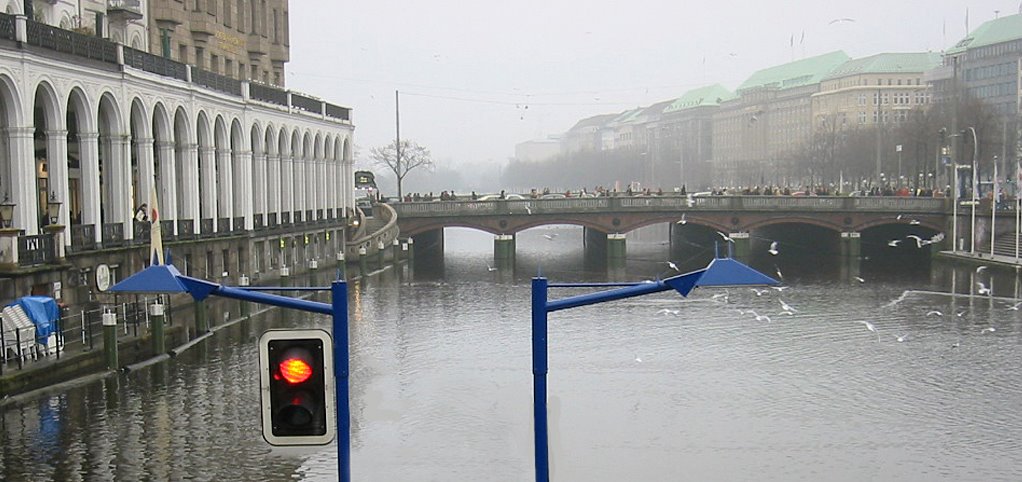 Blick von Adolphbrücke by Peter Weinrich