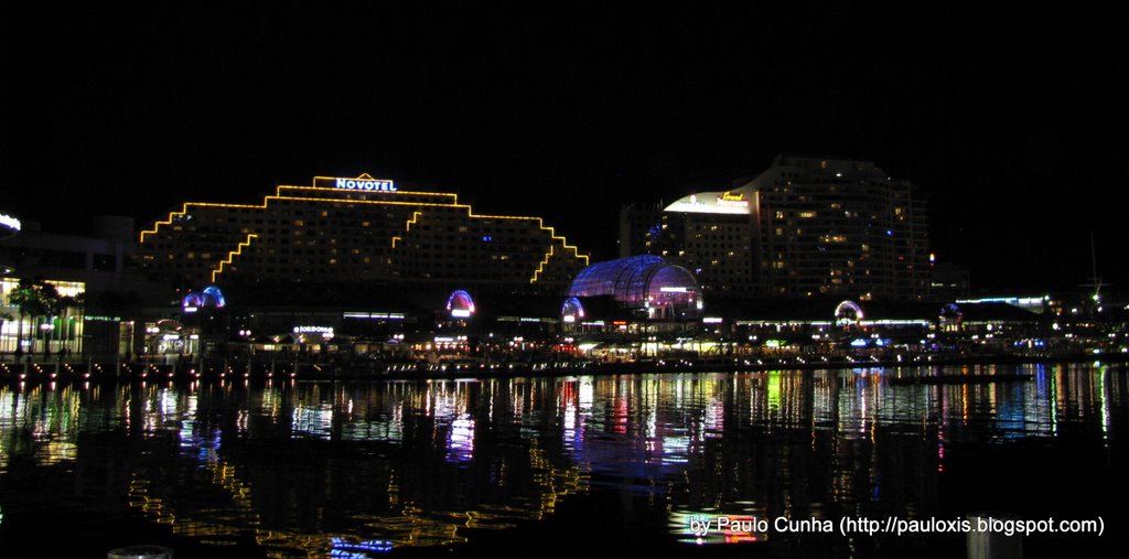 Sydney: Darling Harbour by Night by Paulo Cunha