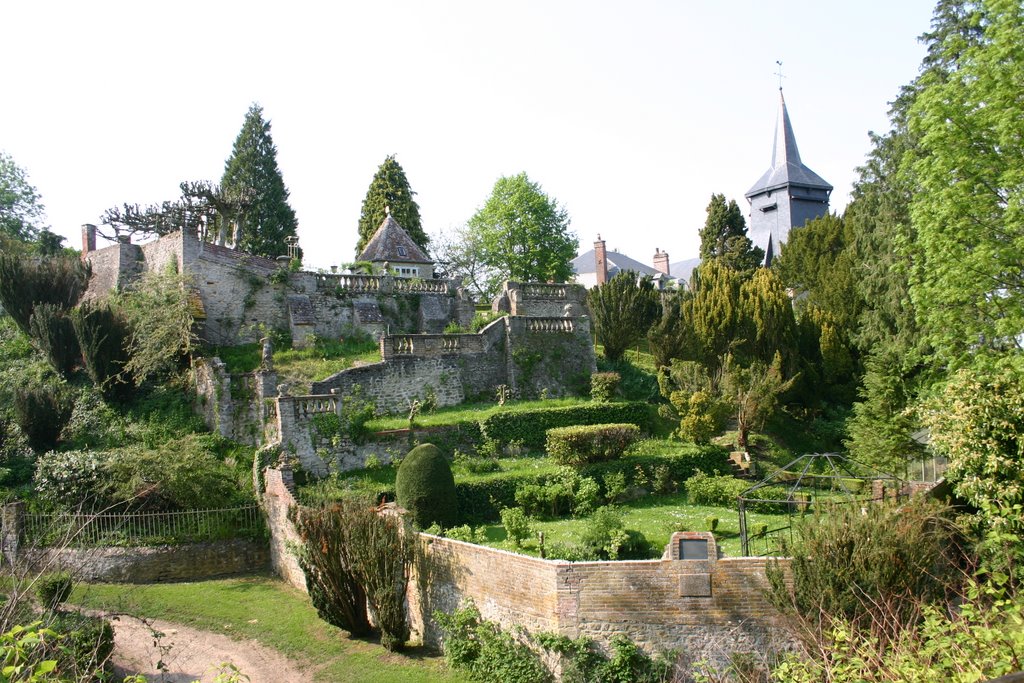 Jardins Henri Le Sidaner, Gerberoy, Oise, Picardie, France by Hans Sterkendries