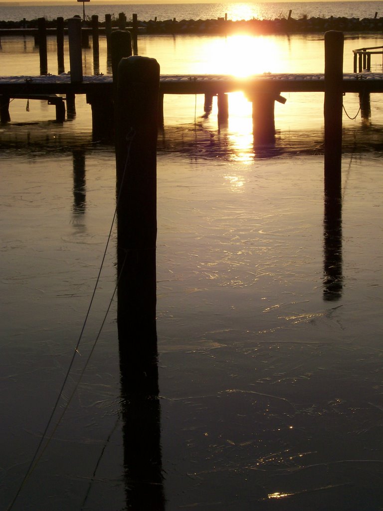 Germany_Mecklenburg_Klink on the Mueritz-Lake_Sunrise on the harbour_100_2813.JPG by George Charleston