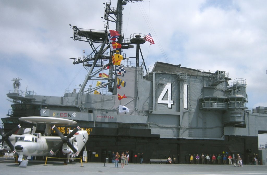 USS Midway control tower by Layne Parmenter