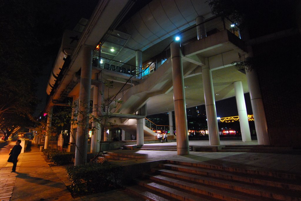 Eco Park Monorail Station in OCT Shenzhen by jpasky