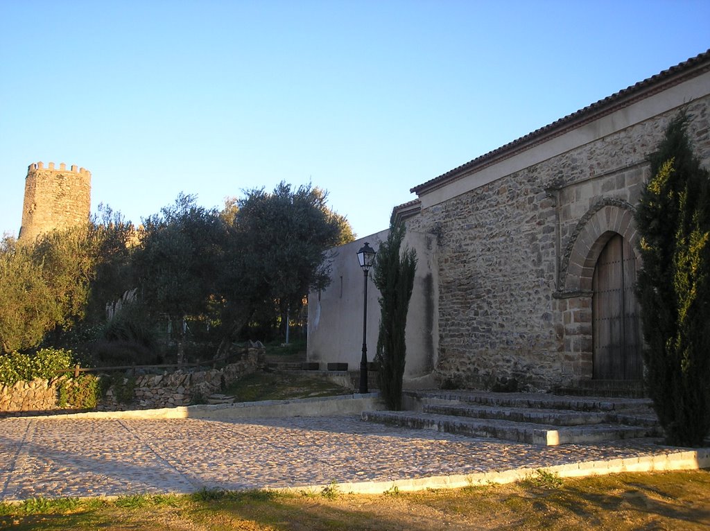 Ermita de San Juan y Castillo de Alanis. (Sevilla) España. by luis diaz martinez