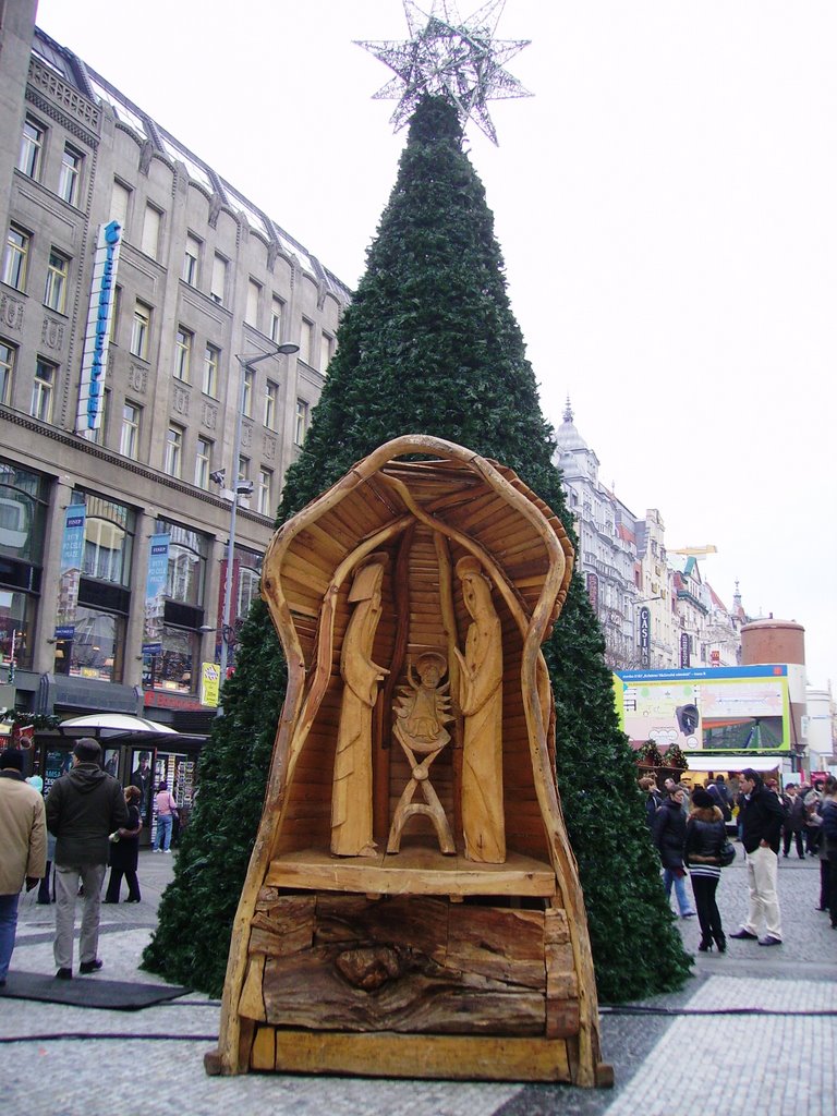 Natale a Piazza San Venceslao, la magica Praga, novembre 2008 by daniferrari