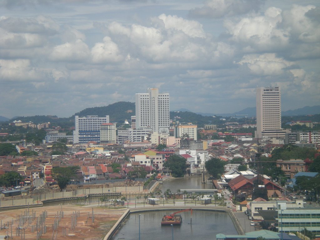 Melaka Rivermouth & City view by nafi.majid