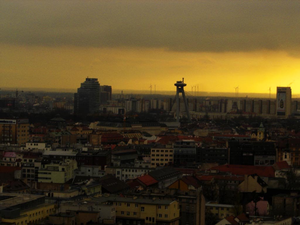 New bridge(view from faculty of civil engineering) by Zdeněk Hubatka