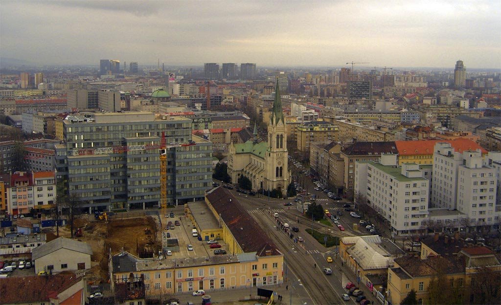 West look from from faculty of civil engineering by Zdeněk Hubatka