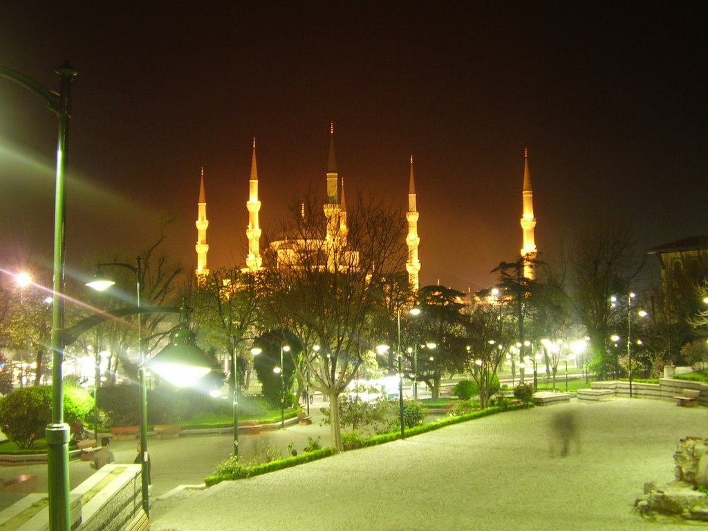 Istanbul sultanahmet mosque by light2