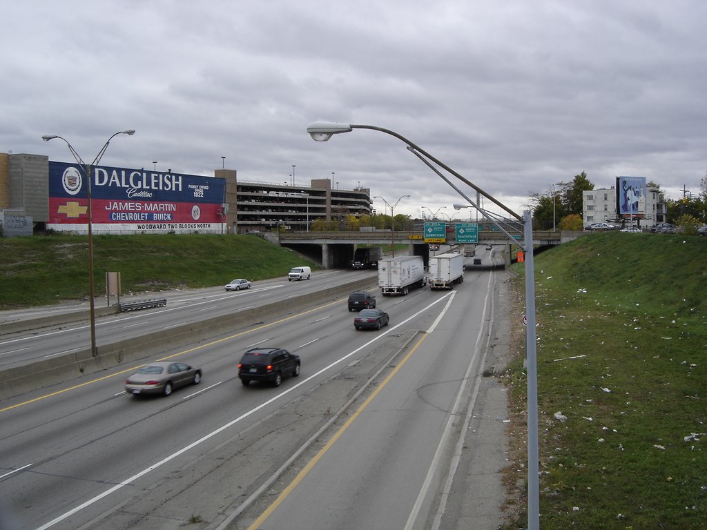 Detroit: I-94 at Woodward Ave by harry_nl