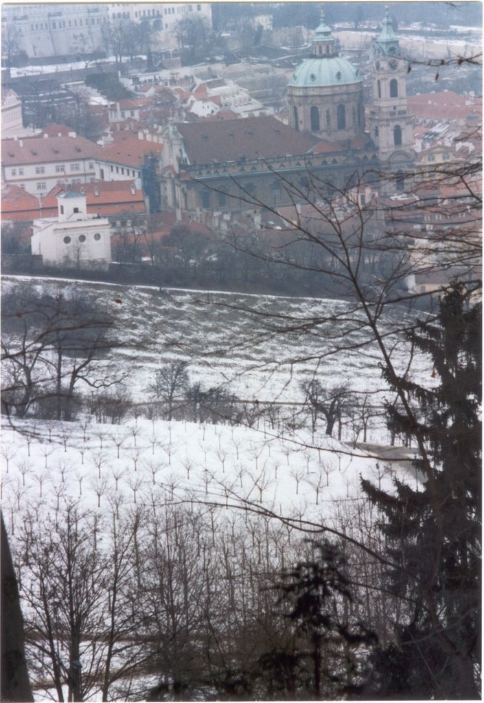 Praha Winterview on St.Nicholas Church by txllxt TxllxT