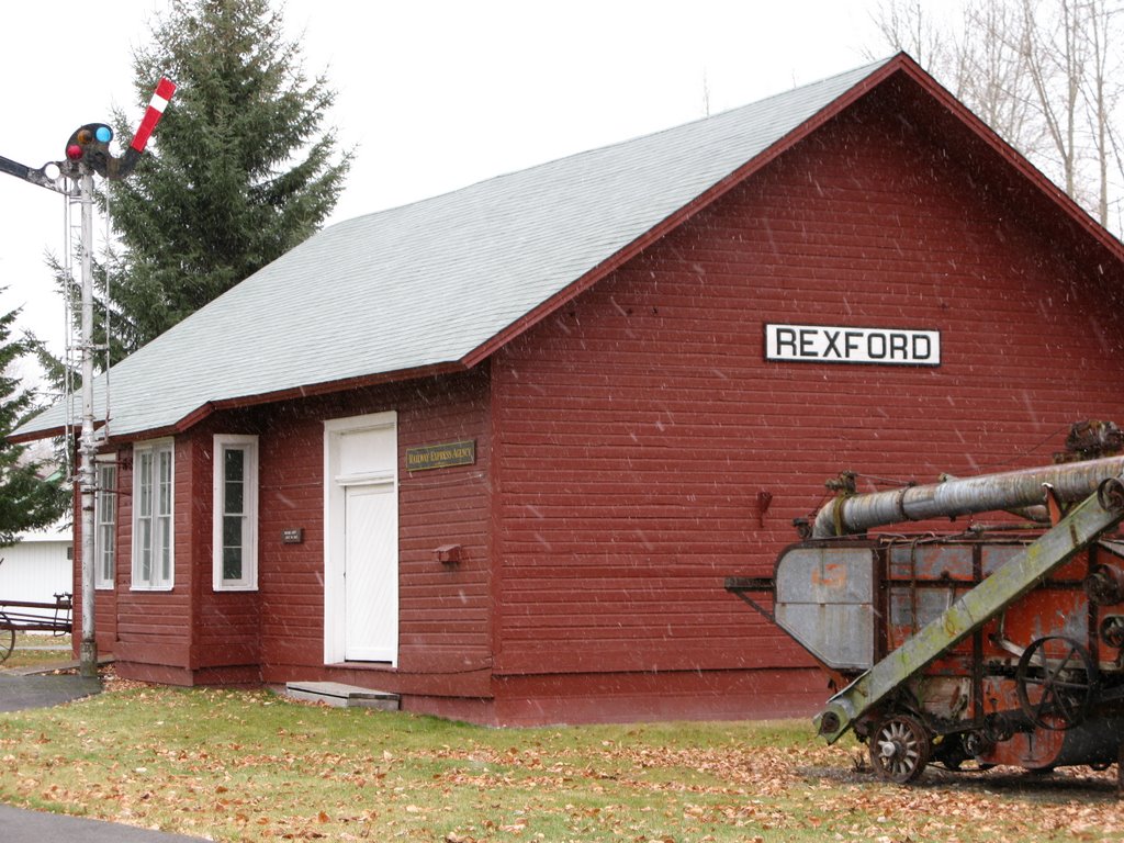 Former Rexford, MT GN Depot, Historical Village, Eureka, MT by Curt Bosket