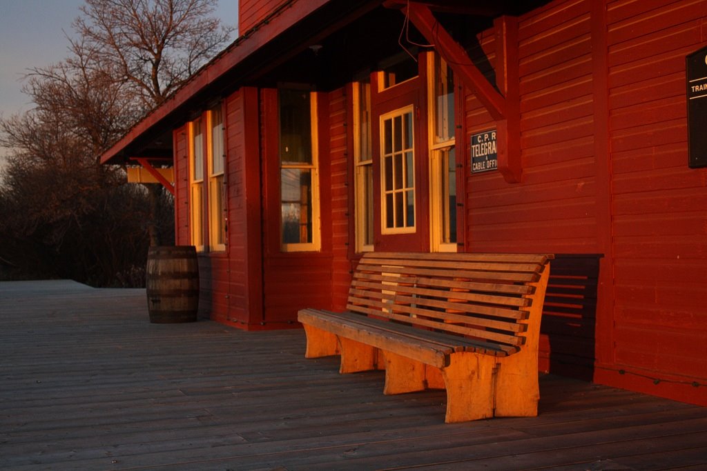 Ogema Train Station by bryansmith