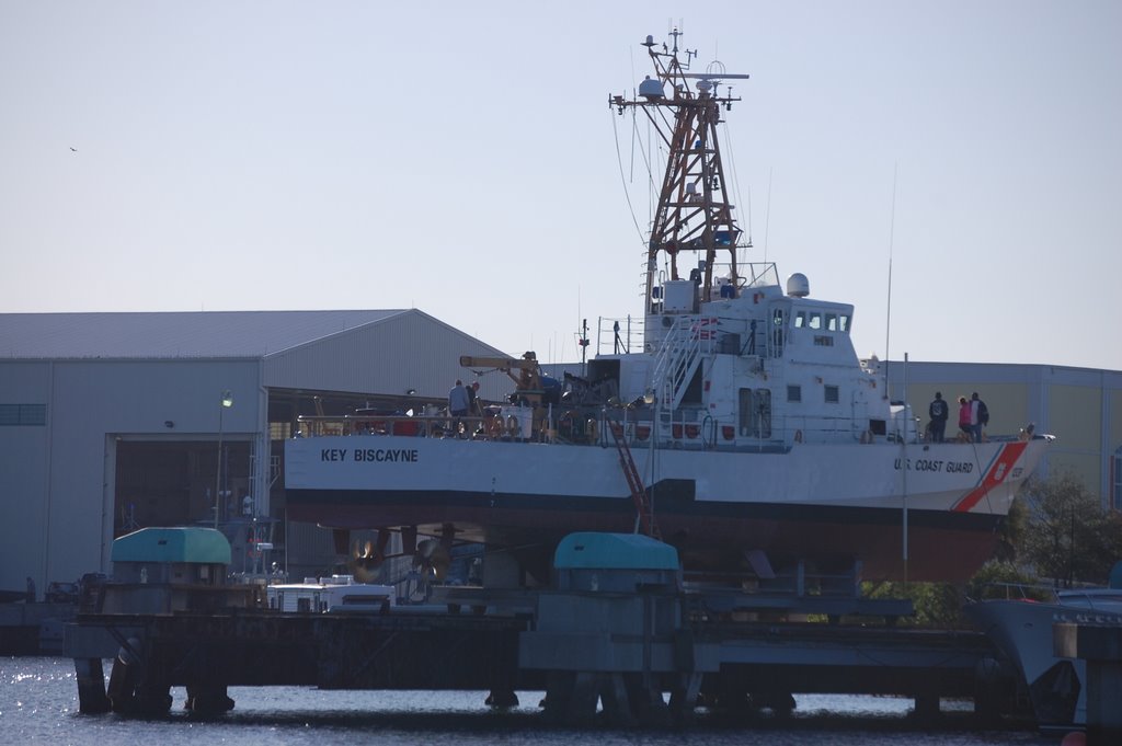 USCGC Key Biscayne (WPB-1339) on the SynchroLift by CMCarroll