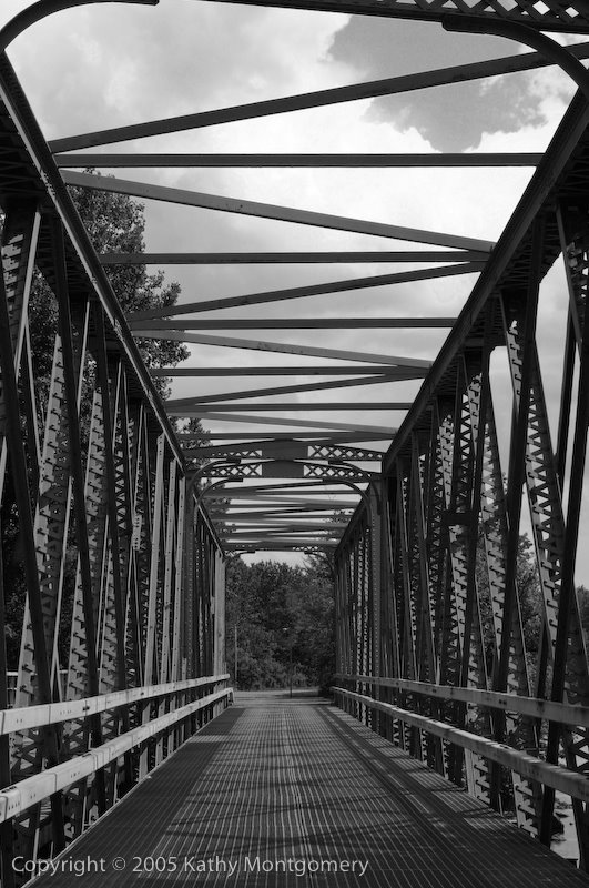 Bridge to Peebles Island by Kathy Montgomery