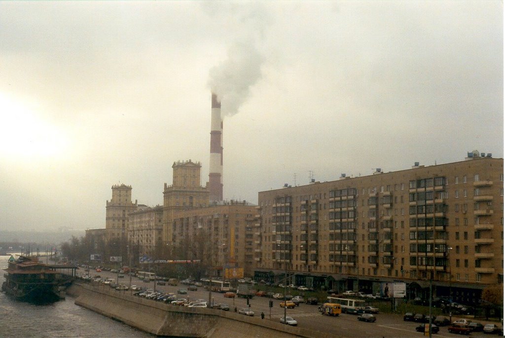 View From Krasnoluzhsky Bridge by sunmaya