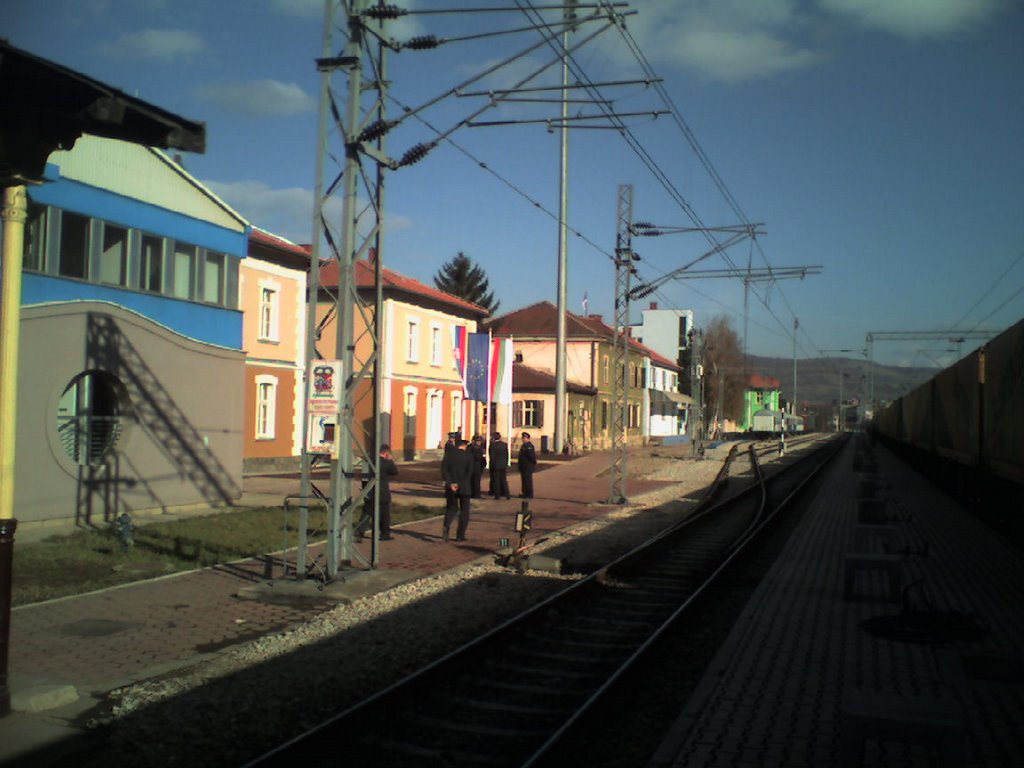 The Common BG-Srb. Railway Station, Dimitrovgrad by Grauvell de Cortes