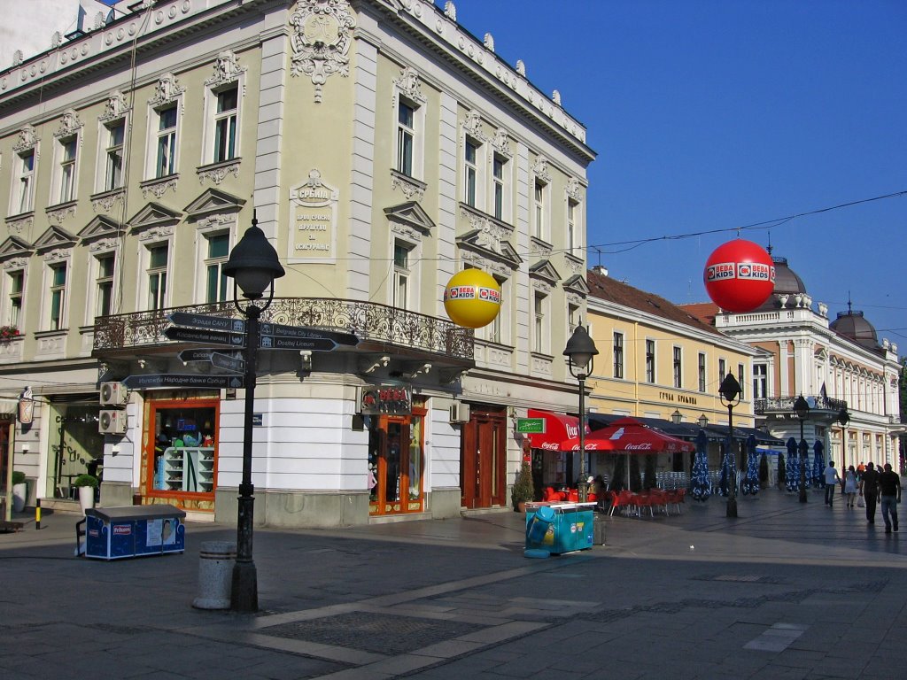 Beograd centre - early morning by Alex Sleptsov