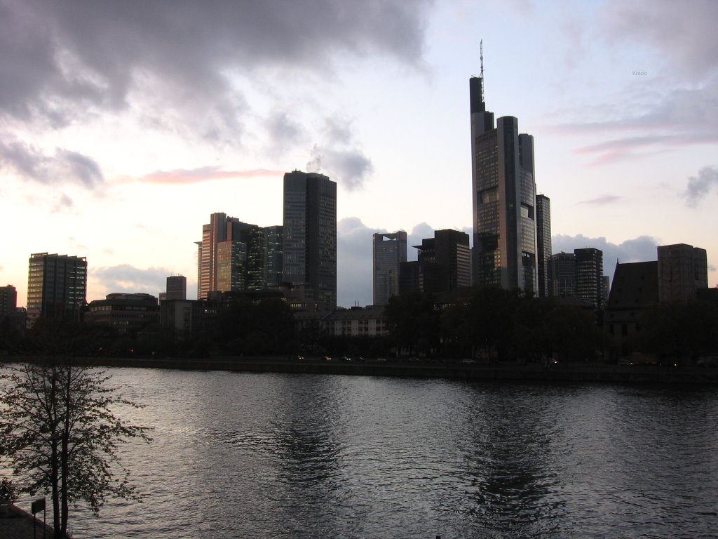 Frankfurt skyline by Kröcki