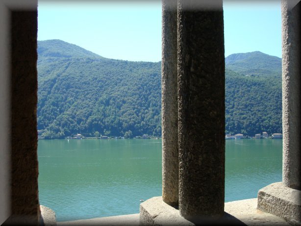 Lungo Lake view from the bell tower of Morcote, Lugano Switzerland by Mauricio Gálvez