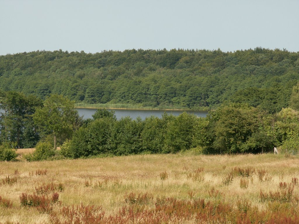 Blick auf den Westensee vom Dorfplatz Wrohe, 06.2008 by StefanFFM