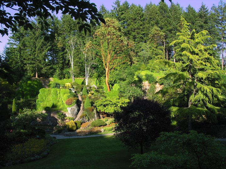 Butchart gardens by spencer baugh