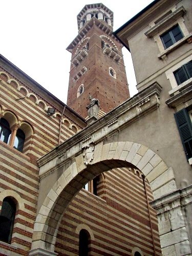 Lamberti Tower - Piazza Erbe Verona by Laileen Günther