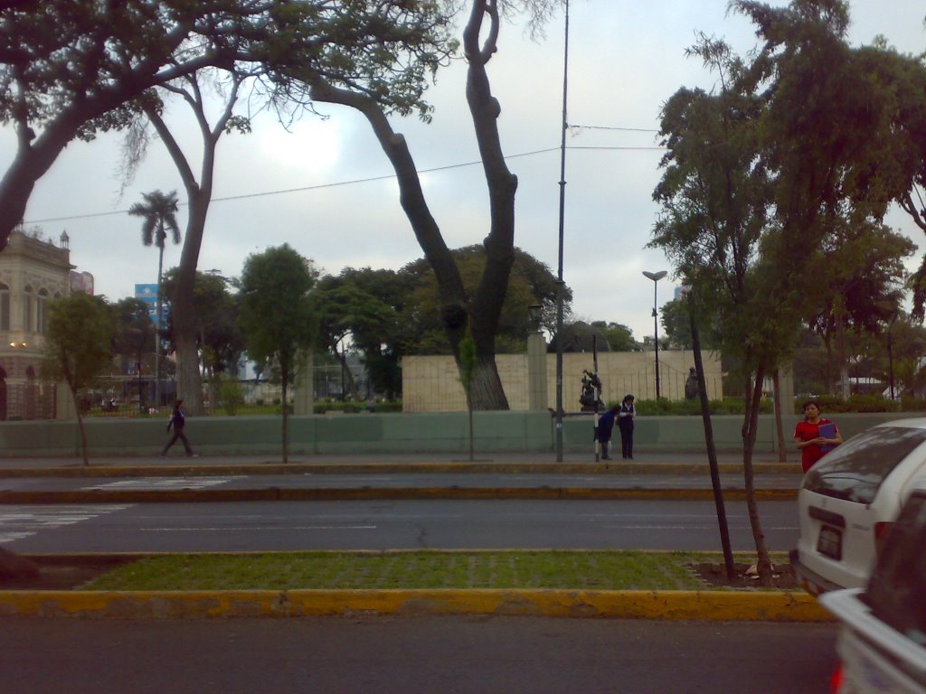 Wilson y el Parque de Lima by chrixtopher