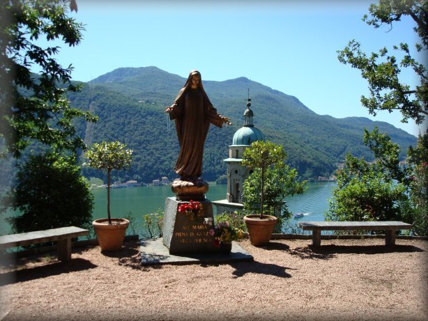 Santa María in Morcote, Lugano Switzerland by Mauricio Gálvez